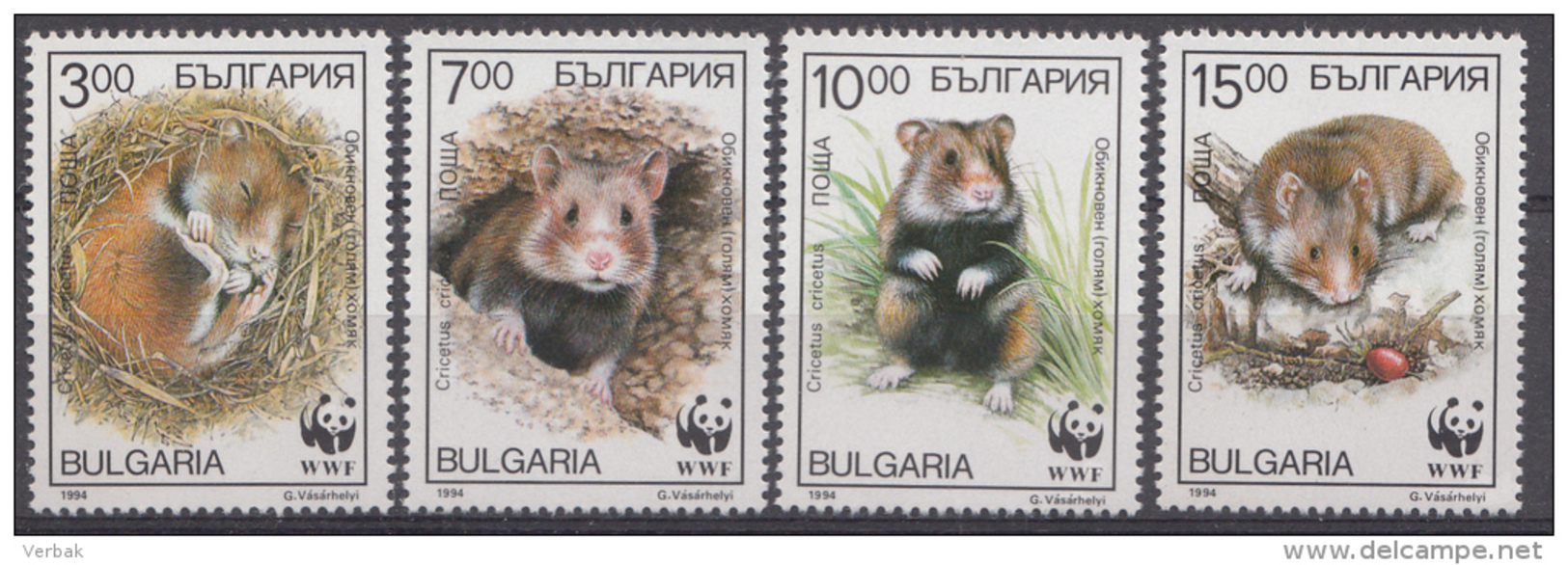 BULGARIJE / BULGARIEN MI.NR. 4124-4127 WWF  MNH / POSTFRIS / NEUF SANS CHARNIERE 1994 - Ungebraucht