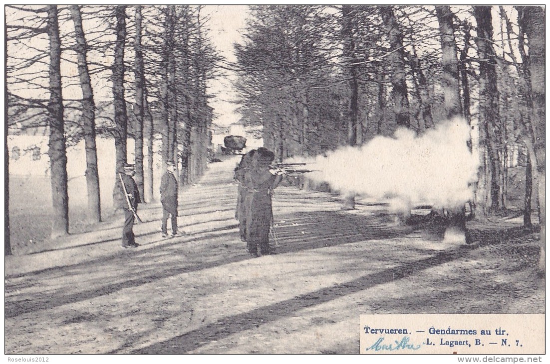 TERVUREN : Gendarmes Au Tir - Autres & Non Classés