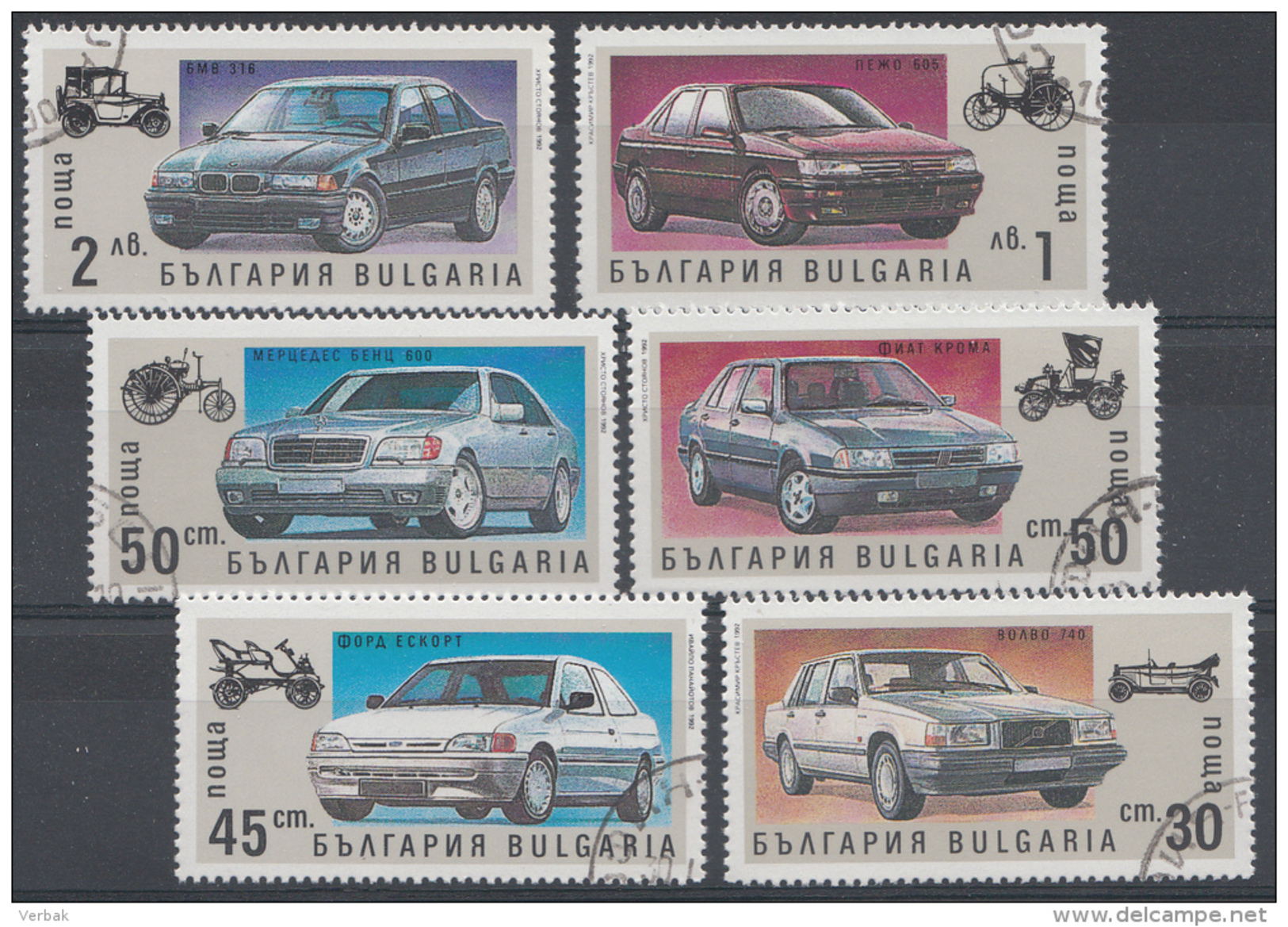 BULGARIEN / BULGARIJE MI.NR.3968-3973  USED / GEBRUIKT / OBLITERE 1992 - Gebruikt