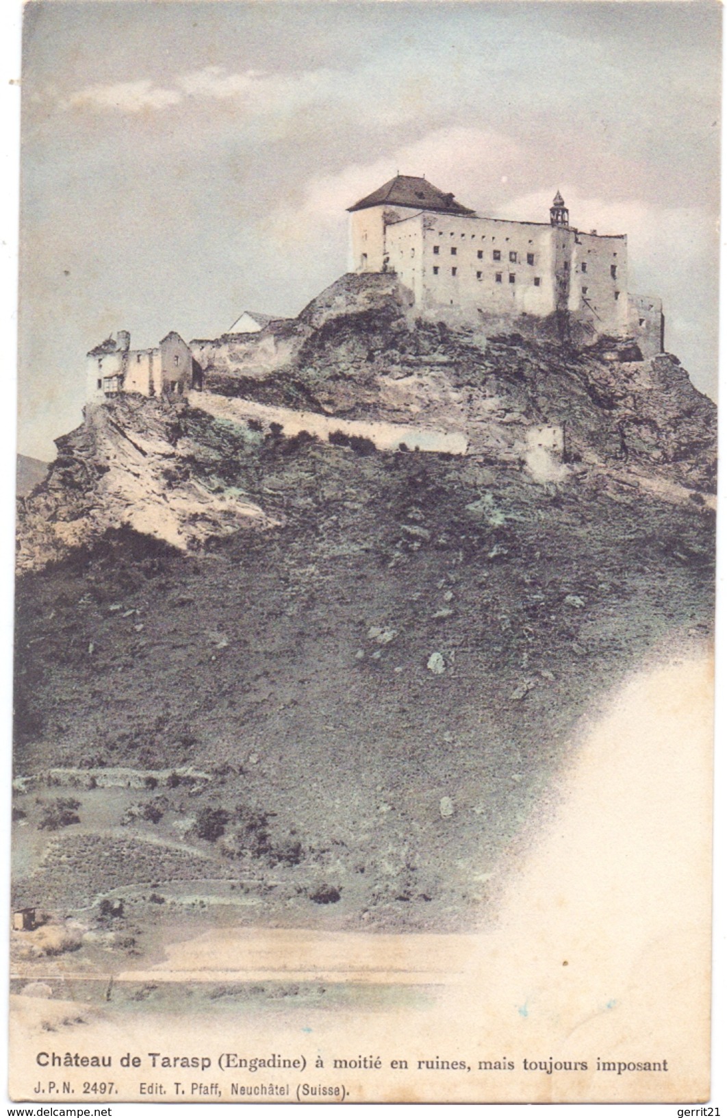CH 7553 SCUOL - TARASP GR, Chateau, Ca. 1905 - Scuol