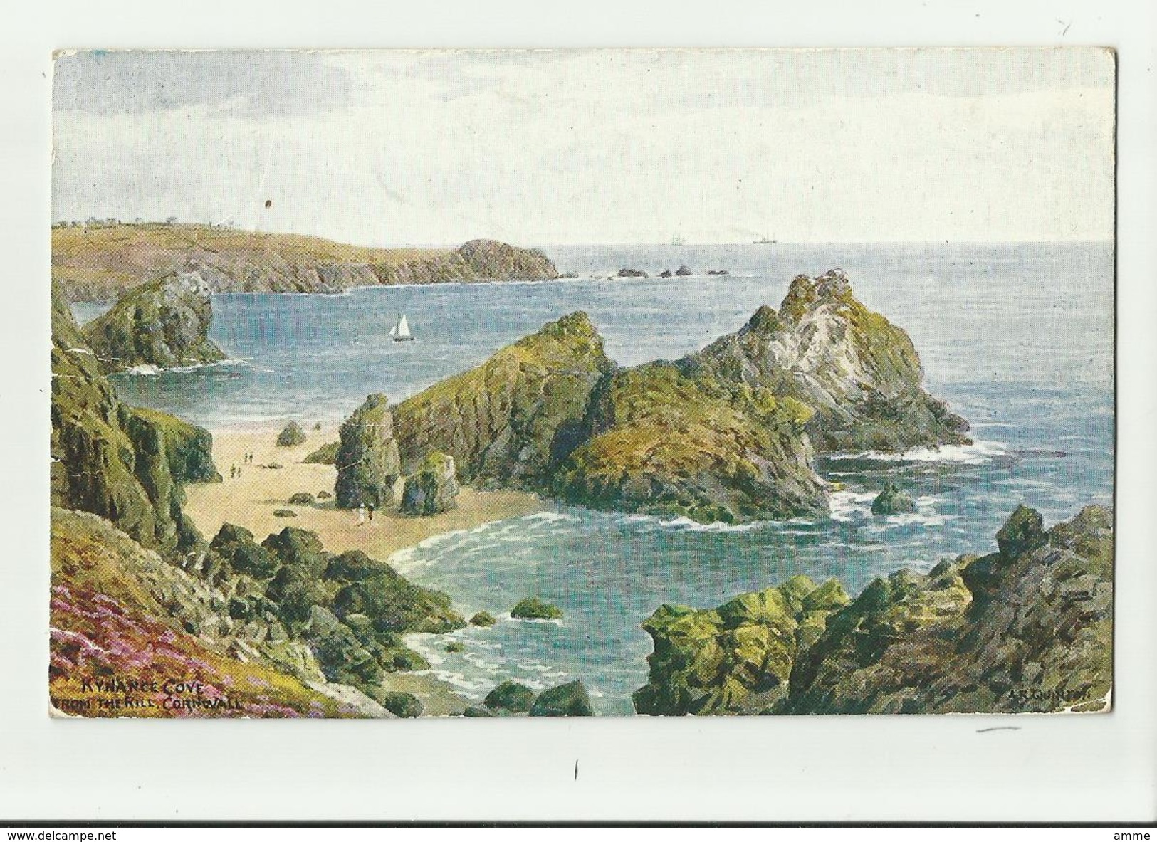 A.R. Quinton   *  Kynance Cove From The Rill Cornwal - Quinton, AR