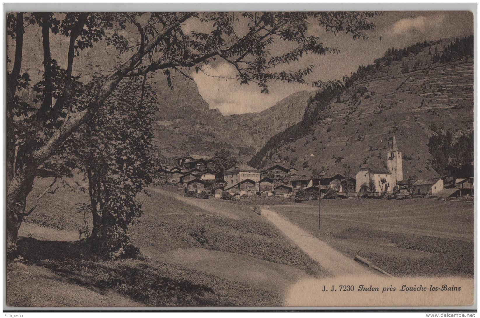 Inden Pres Loueche-les-Bains - Photo: Jullien Freres No. 7230 - Inden