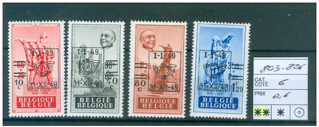 803-806    XX- - Unused Stamps