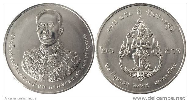 TAILANDIA  THAILAND-SIAM  20  BAHT  2.012  2012 SC/UNC "150 Anniversary Prince DITSAWARAKUMAN"  T-10.136 - Thaïlande