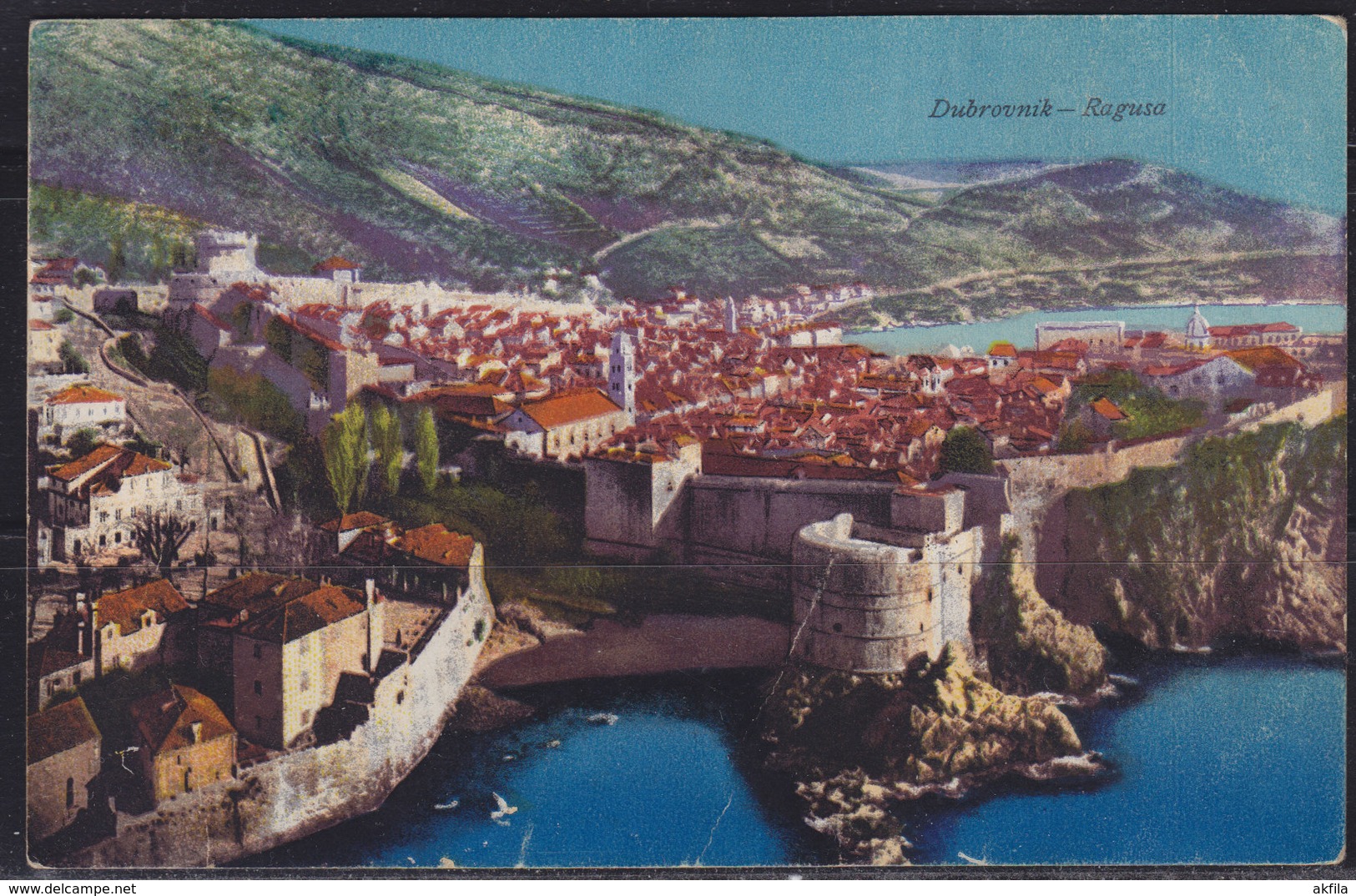 Yugoslavia Kingdom SHS Croatia 1920 Verigari (Chain-breakers) - Dubrovnik, Postcard - Covers & Documents