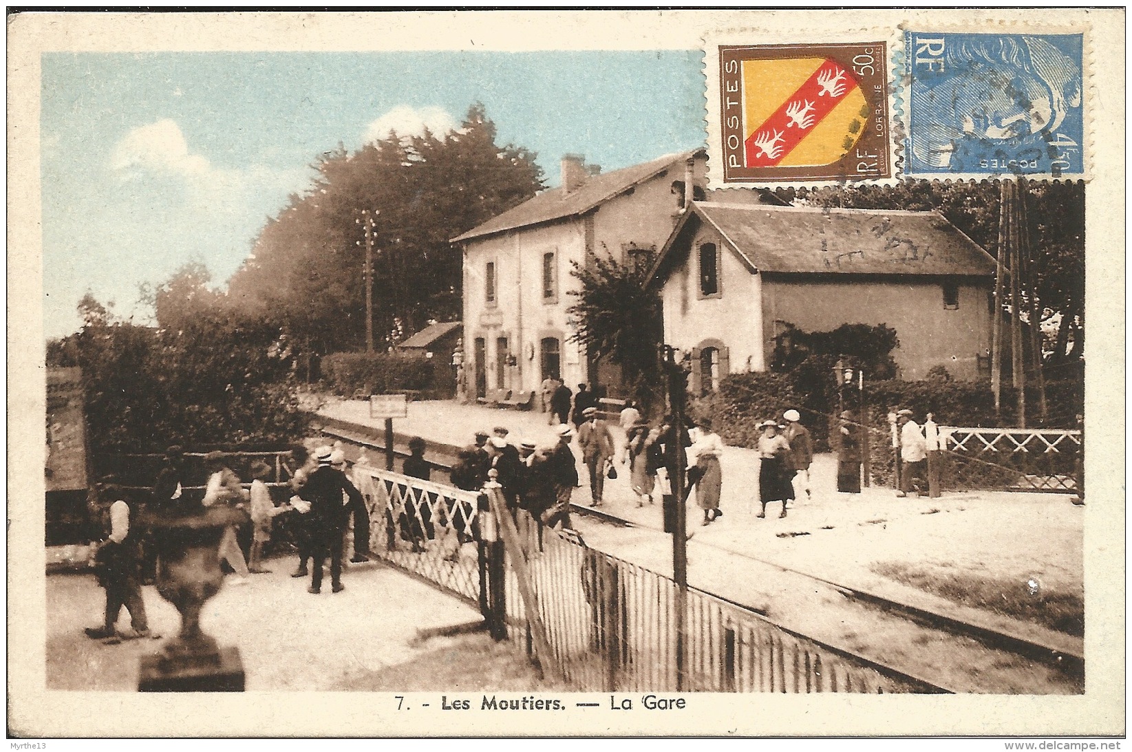 44 - LES MOUTIERS   LA GARE - Les Moutiers-en-Retz