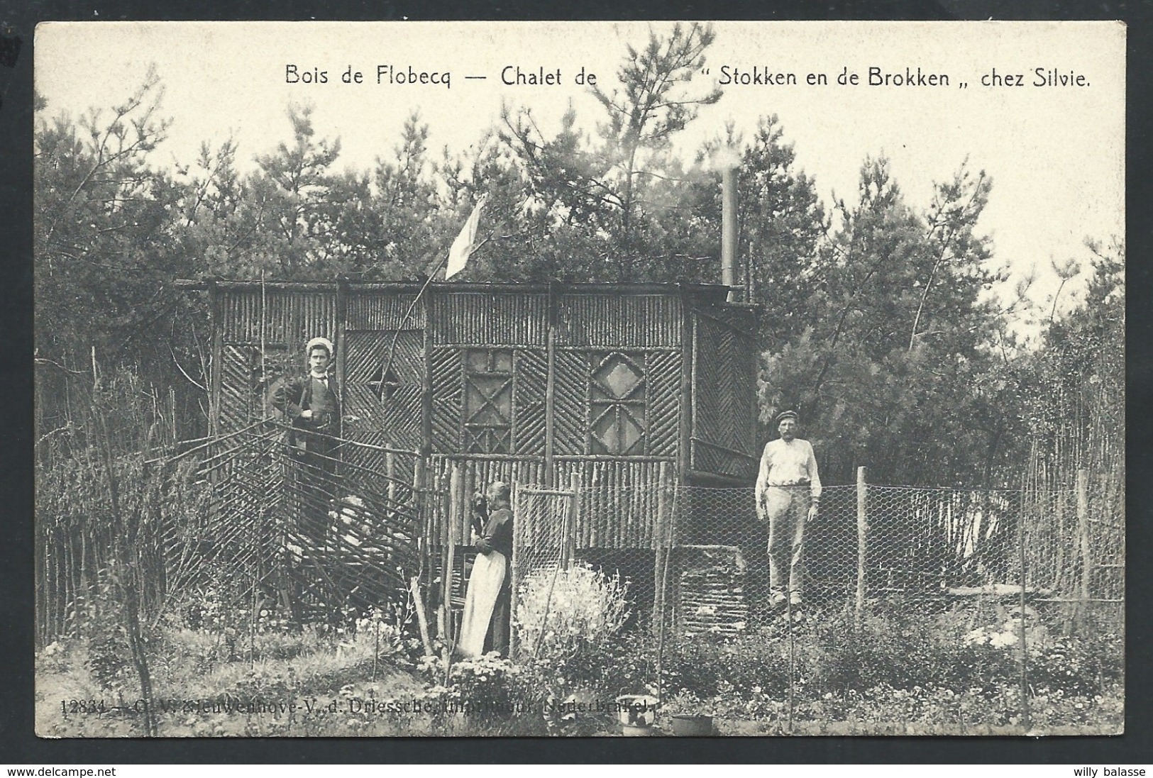 +++ CPA - Bois De FLOBECQ - Chalet De "Stokken En De Brokken" Chez Silvie   // - Vloesberg