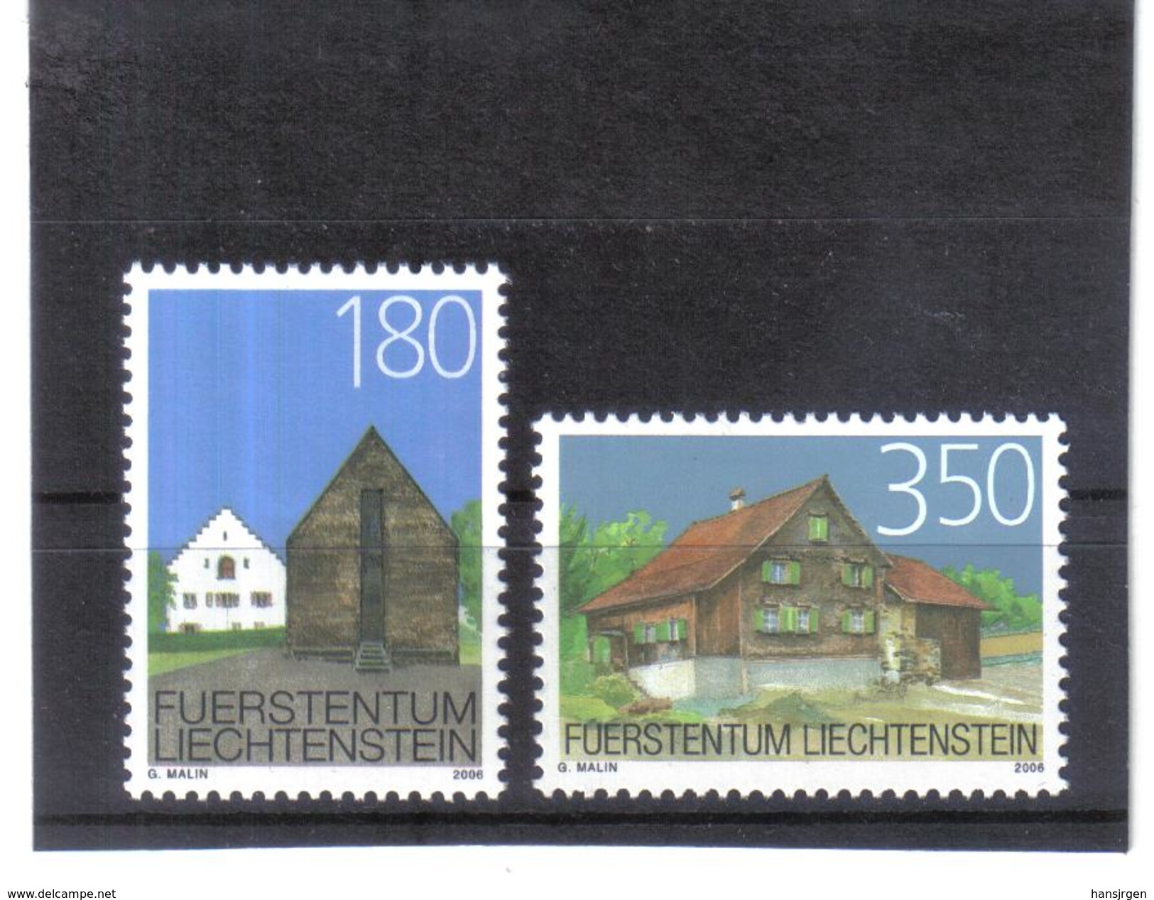 EIL106 LIECHTENSTEIN 2006  MICHL 1434/35 ** FRANKATURGÜLTIG Siehe ABBILDUNG - Unused Stamps