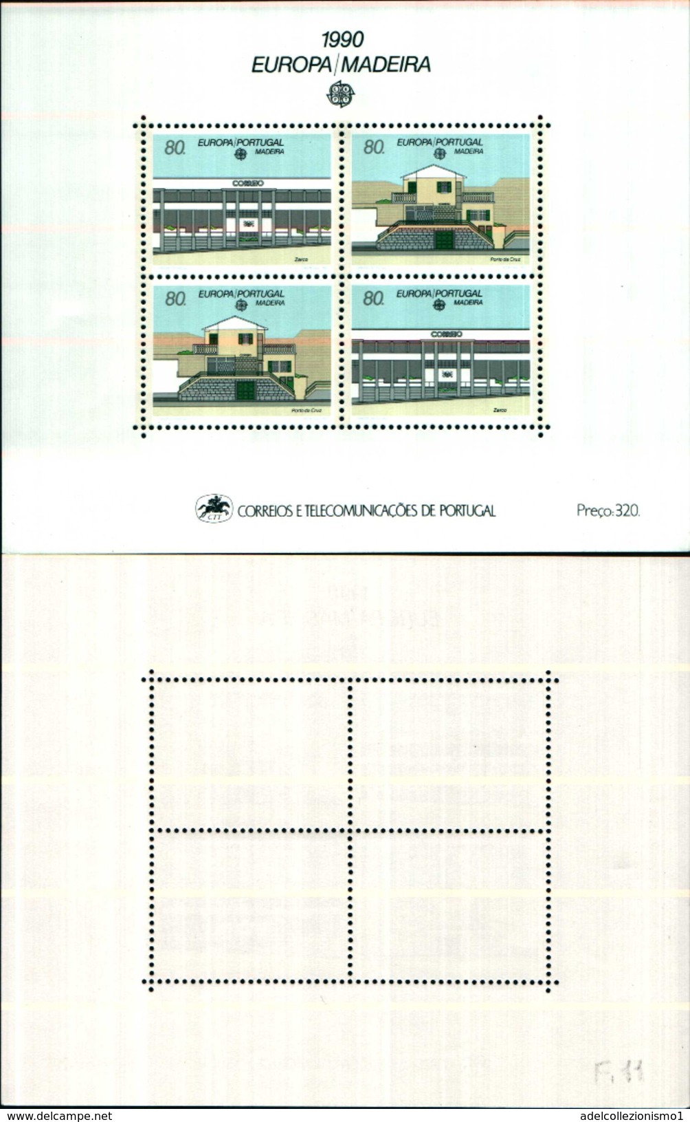 86802) MADEIRA 1990 - EUROPA - UFFICI POSTALI -  MNH** - Full Sheets & Multiples