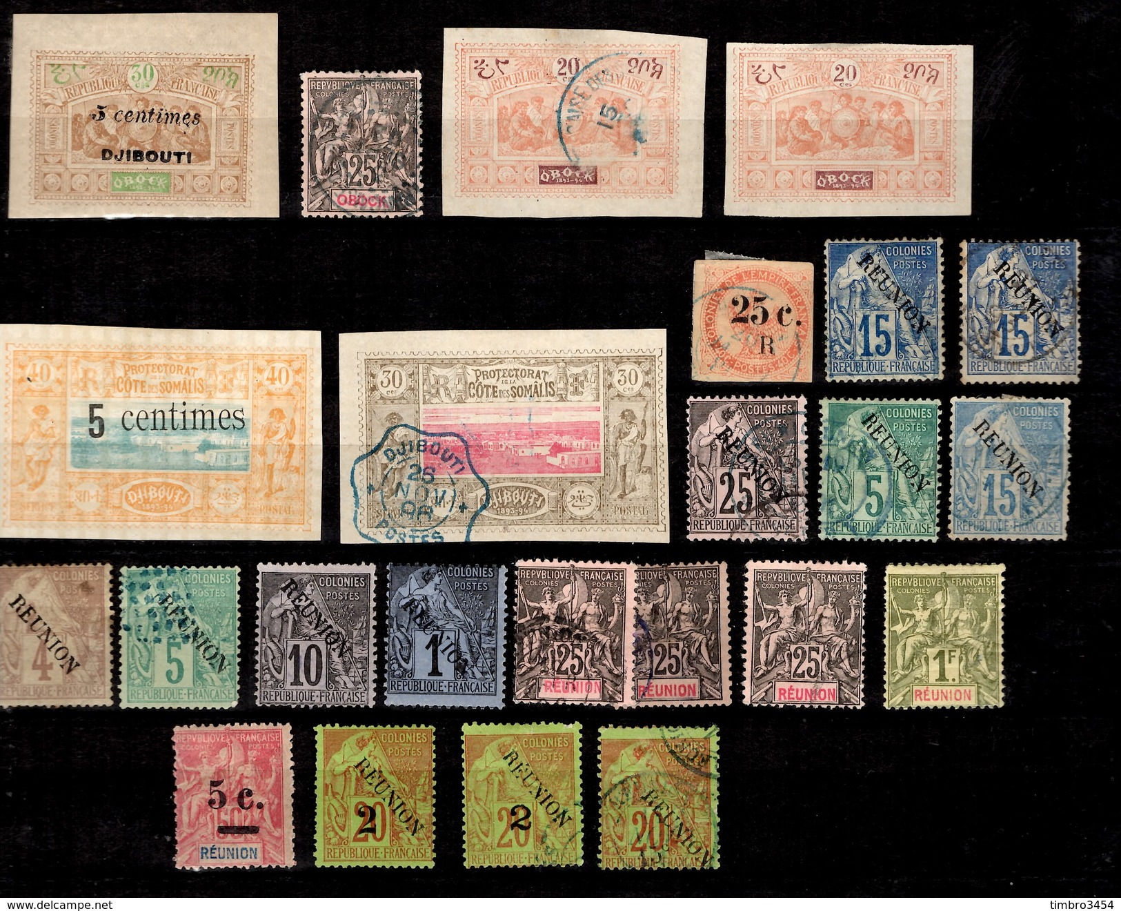 Colonies Françaises Belle Collection D'anciens 1885/1914. Nombreuses Bonnes Valeurs. B/TB. A Saisir! - Collections