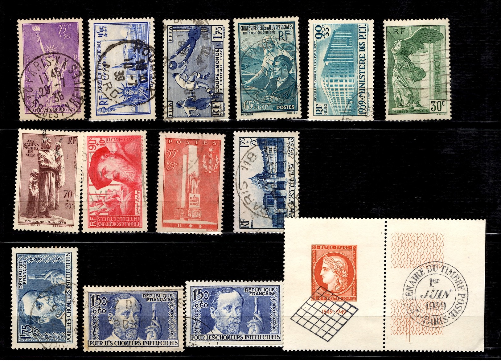 France Belle Collection De Bonnes Valeurs Oblitérées 1900/1949. B/TB. A Saisir! - Sammlungen