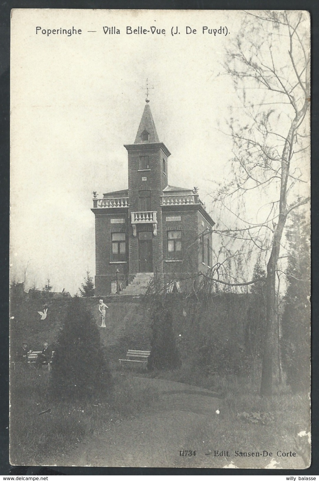 +++ CPA - POPERINGE - POPERINGHE - Villa Belle Vue - J. De Puydt  // - Poperinge