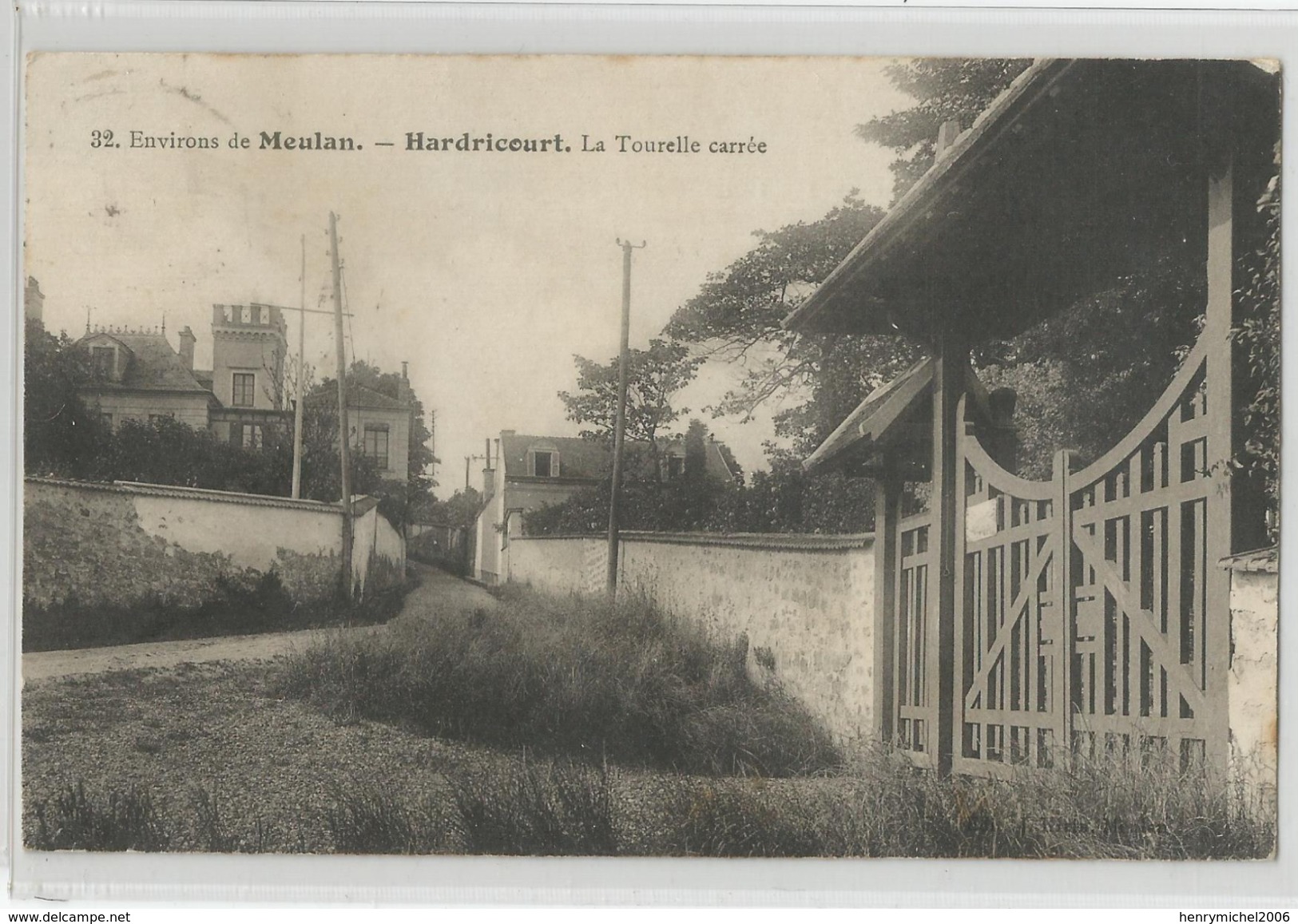 78 - Yvelines - Env De Meulan Hardricourt La Tourelle Carrée 1914 - Meulan