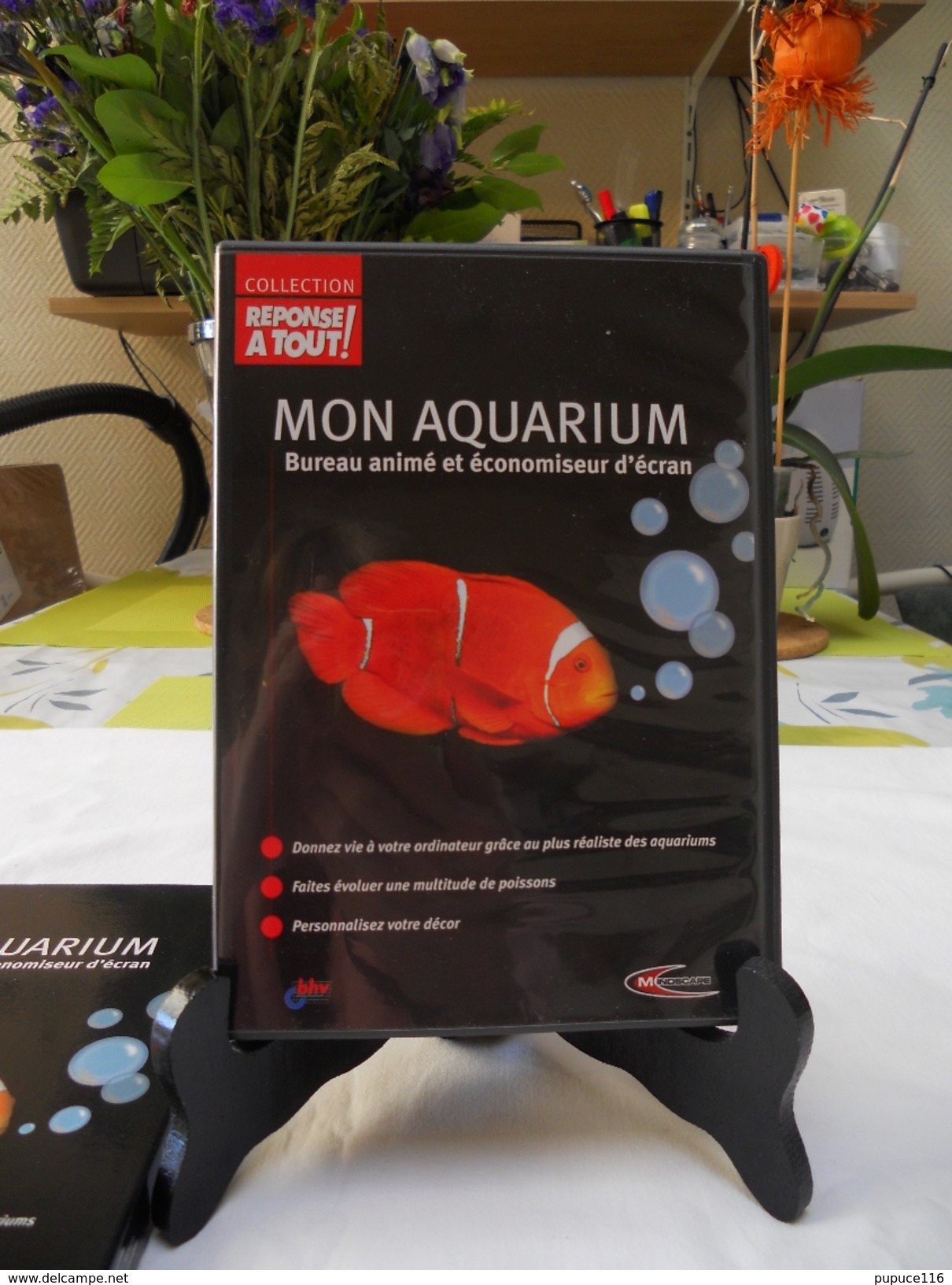 PC - CD-ROOM - Mon Aquarium : Bureau Animé Et Économiseur D'écran - Autres & Non Classés