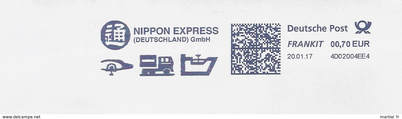 EMA ALLEMAGNE DEUTSCHLAND TRUCK CAMION LKW PAQUEBOT AVION PLANE FLUGZEUG NIPPON EXPRESS FRET HAMBURG - LKW