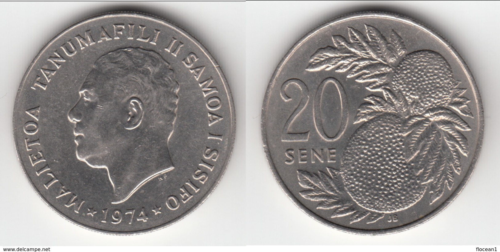 **** SAMOA - 20 SENE 1974 MALIETOA TANUMAFILI II **** EN ACHAT IMMEDIAT !!! - Samoa