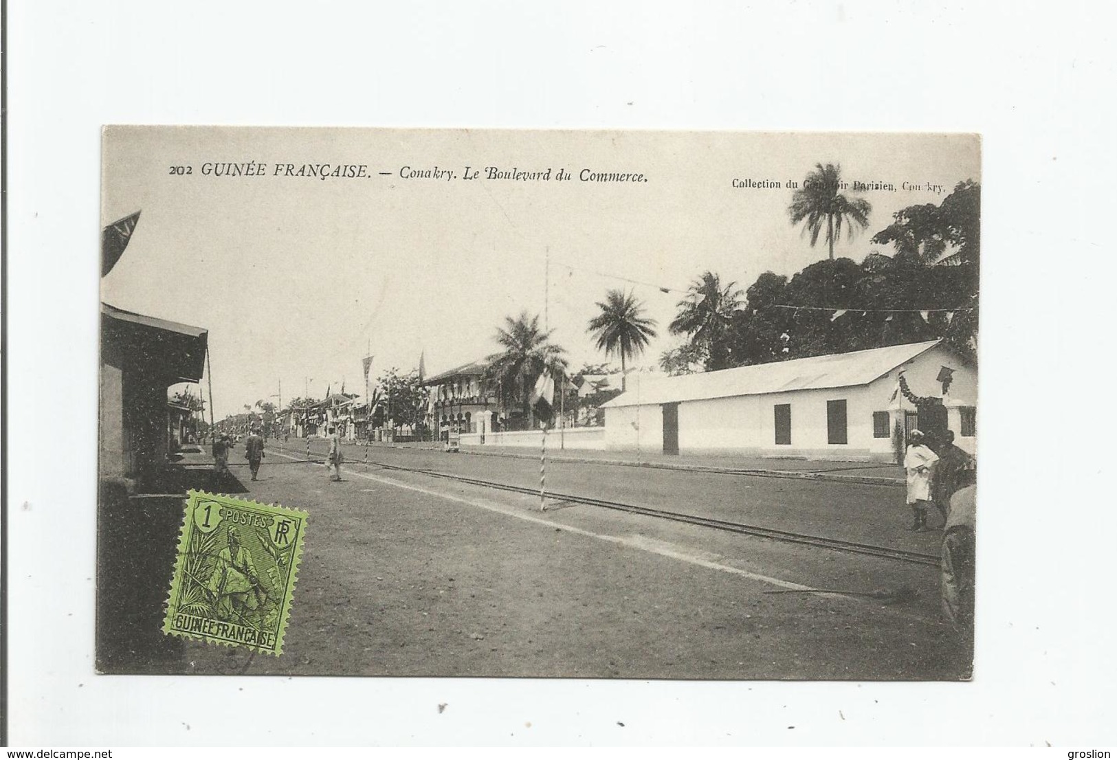 CONAKRY 202 GUINEE FRANCAISE LE BOULEVARD DU COMMERCE - Guinée Française