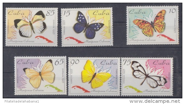 1995.33- * CUBA 1995. MNH. MARIPOSAS. BUTTERFLIES. - Unused Stamps