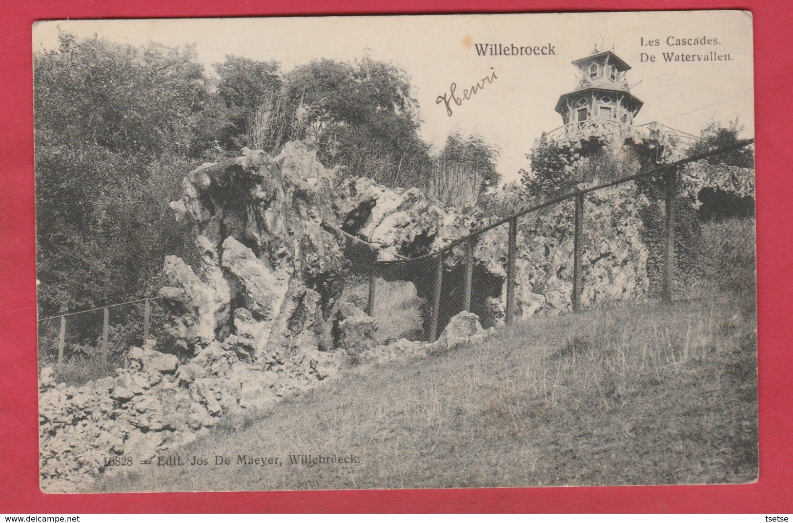 Willebroek - De Watervallen  - 1907 ( Verso Zien ) - Willebroek