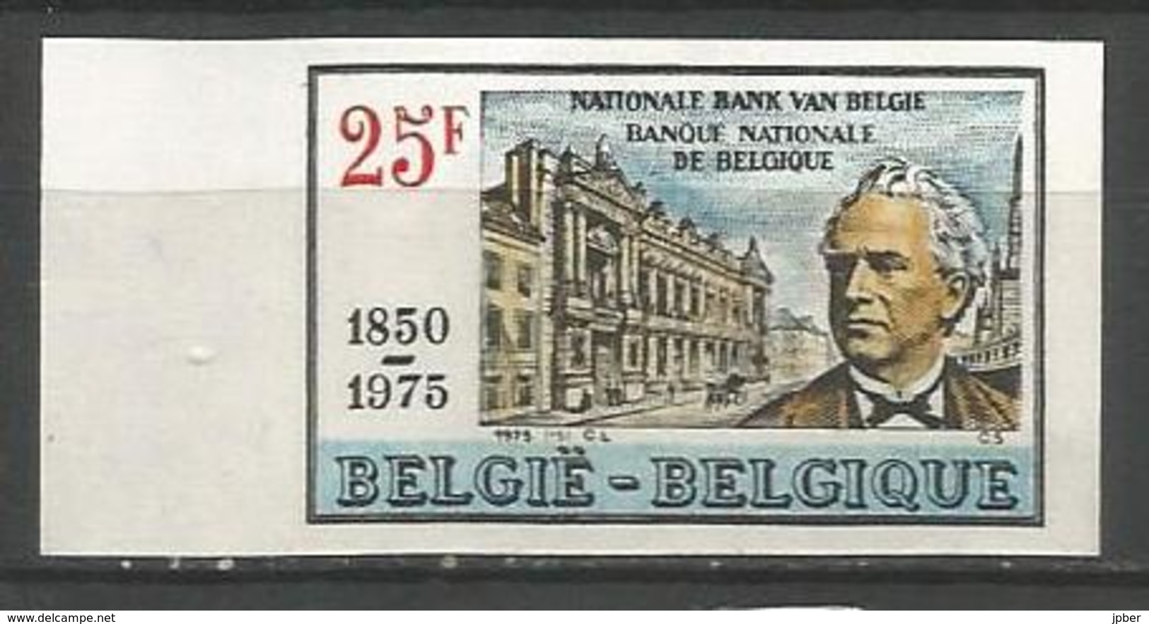 Belgique - R076 - N° 1781 - Non Dentelé - Frère-Orban - Banque Nationale - Sonstige & Ohne Zuordnung