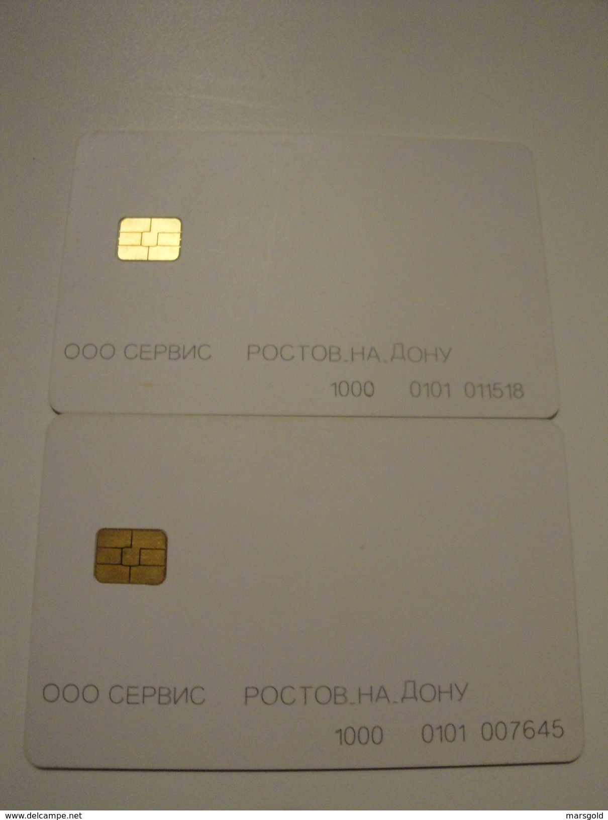 2 Chip Phonecards From Russia - Rusland