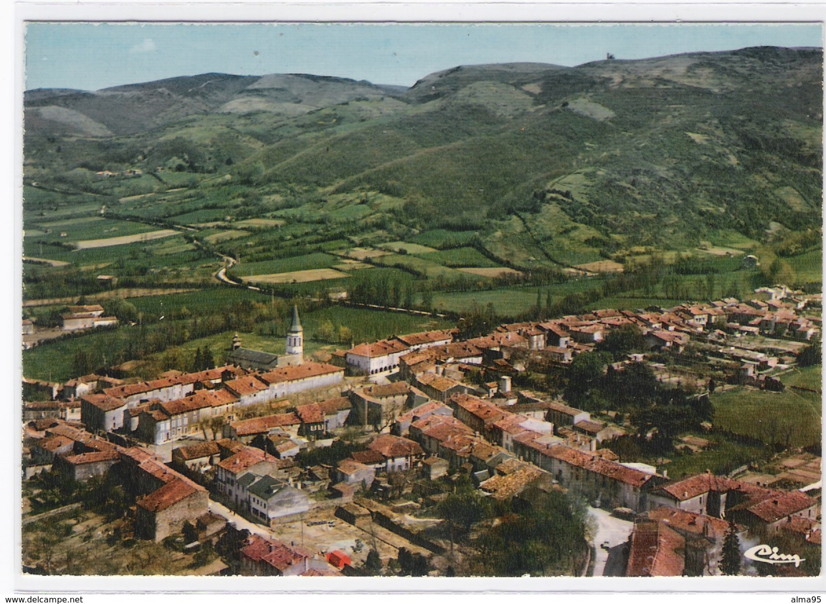 CPM - 81 - DOURGNE - (Tarn) - Vue Générale Aérienne - Dourgne