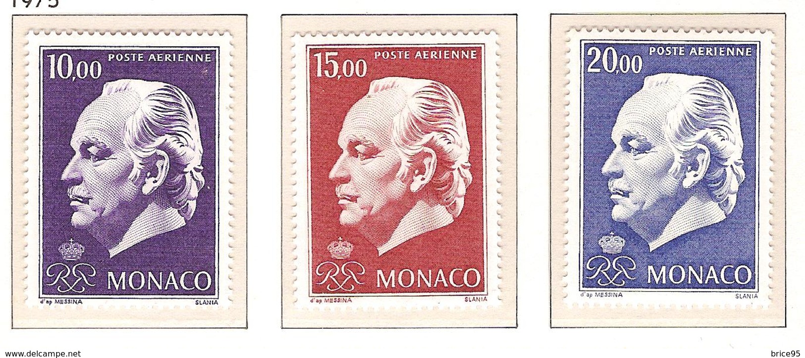 Monaco Poste Aérienne N° 97 à 99 ** - Airmail