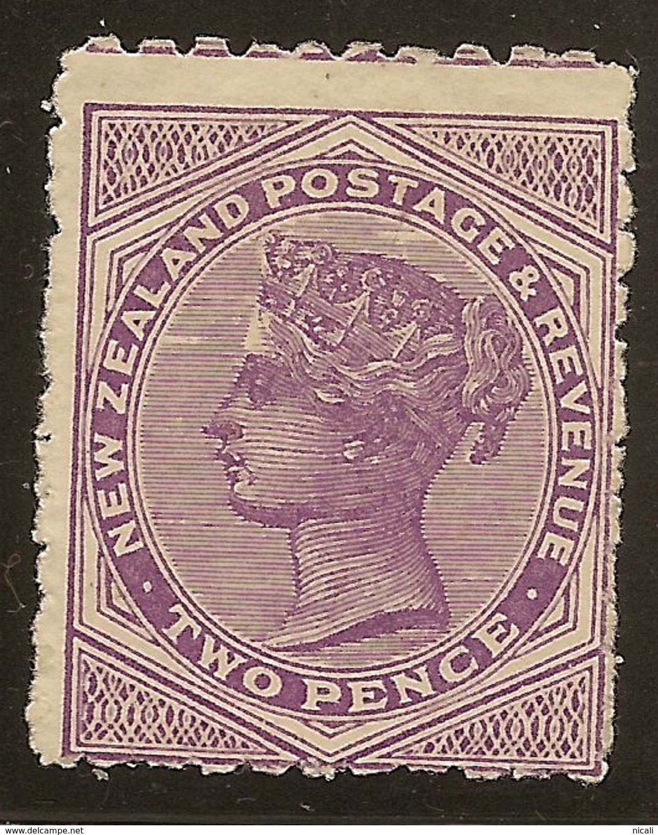 NZ 1882 2d QV SSF Pirie Paper SG 272 HM #YS171 - Unused Stamps