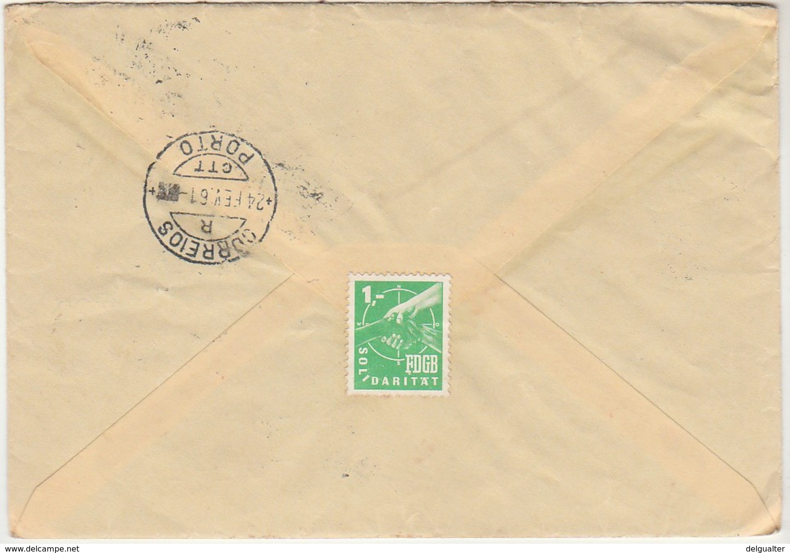 Cover * Germany * 1961 * Registered - Briefe U. Dokumente