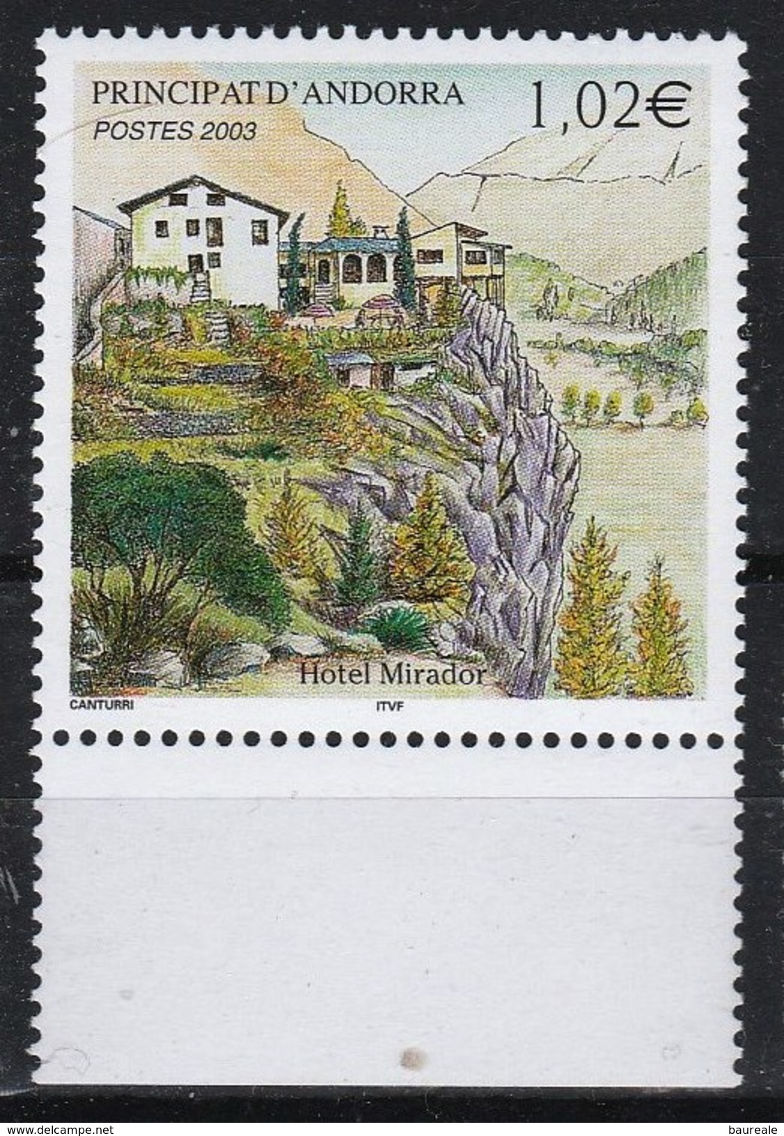 2003 - ANDORRE -  Timbre Neuf **  N° YT 579 - Unused Stamps
