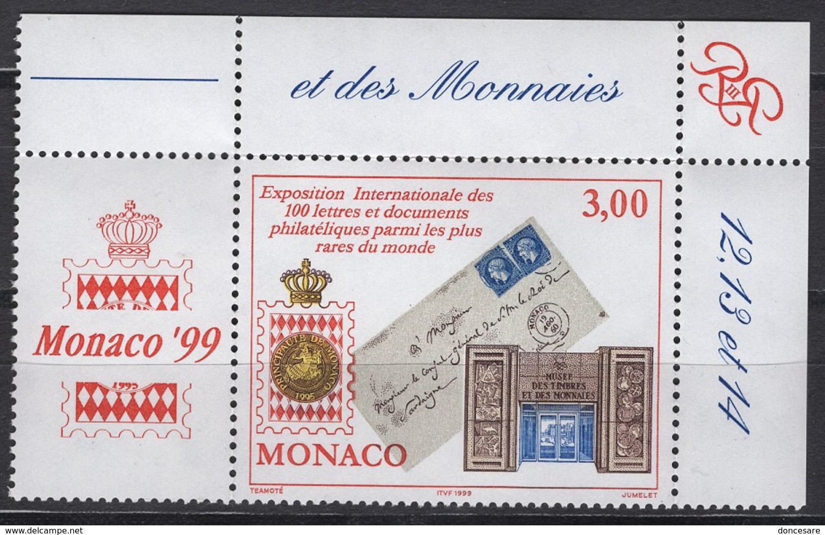 MONACO 1999 - N°2190 - NEUF** G38 - Ungebraucht