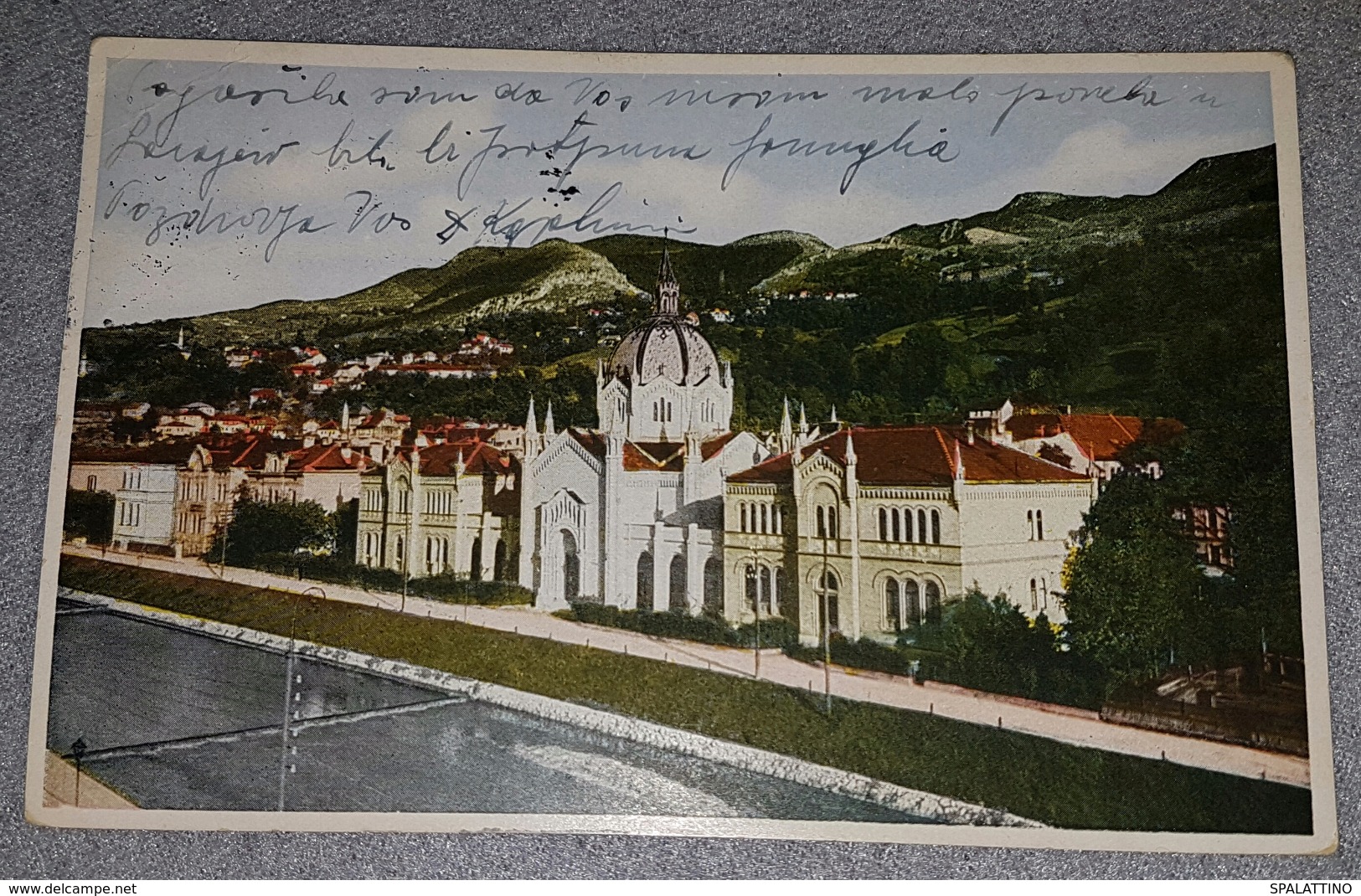 SARAJEVO, DIE PROTESTANT KIRCHE, THE PROTESTANT CHURCH, BOSNIA AND HERZEGOVINA, ORIGINAL OLD POSTCARD - Bosnie-Herzegovine