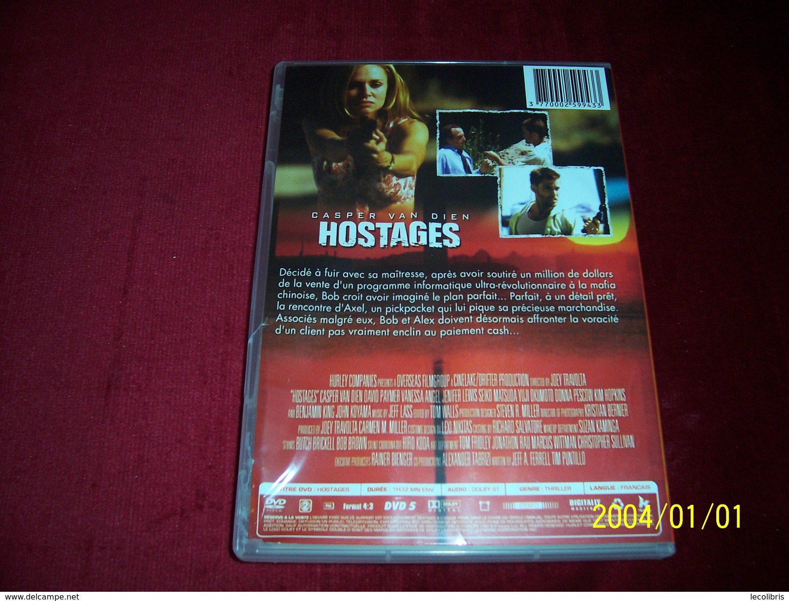 HOSTAGES  °  PROMO  5 DVD ° POUR 10 EUROS °  AUX CHOIX - Crime