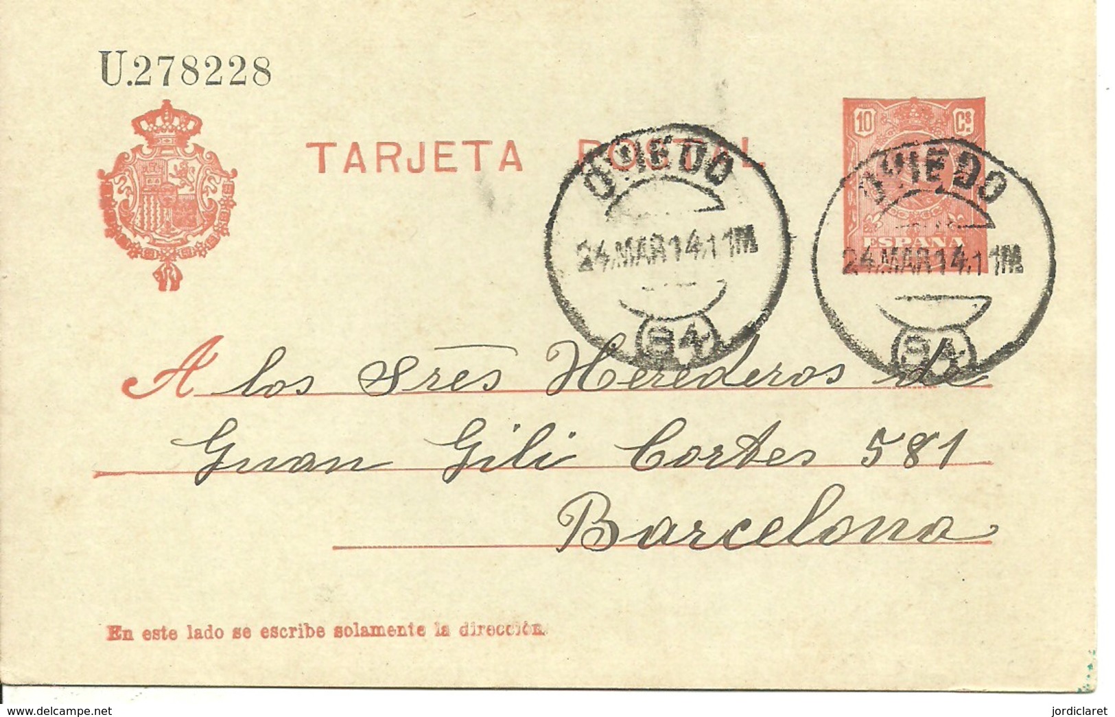 E.P 1914  OVIEDO - 1850-1931