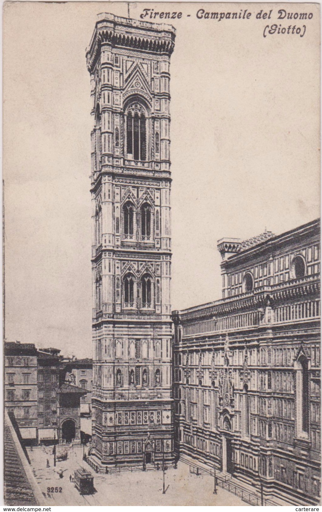 Italie,italia,FLORENCE,FIRENZE,toscana,toscane,2 Timbres 1908,campanile Del Duomo,tramway - Firenze (Florence)