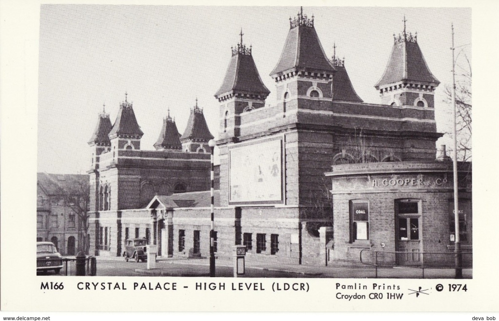 Railway Postcard Crystal Palace High Level LCDR LC&DR SR Southern Pamlin M166 - Bahnhöfe Ohne Züge