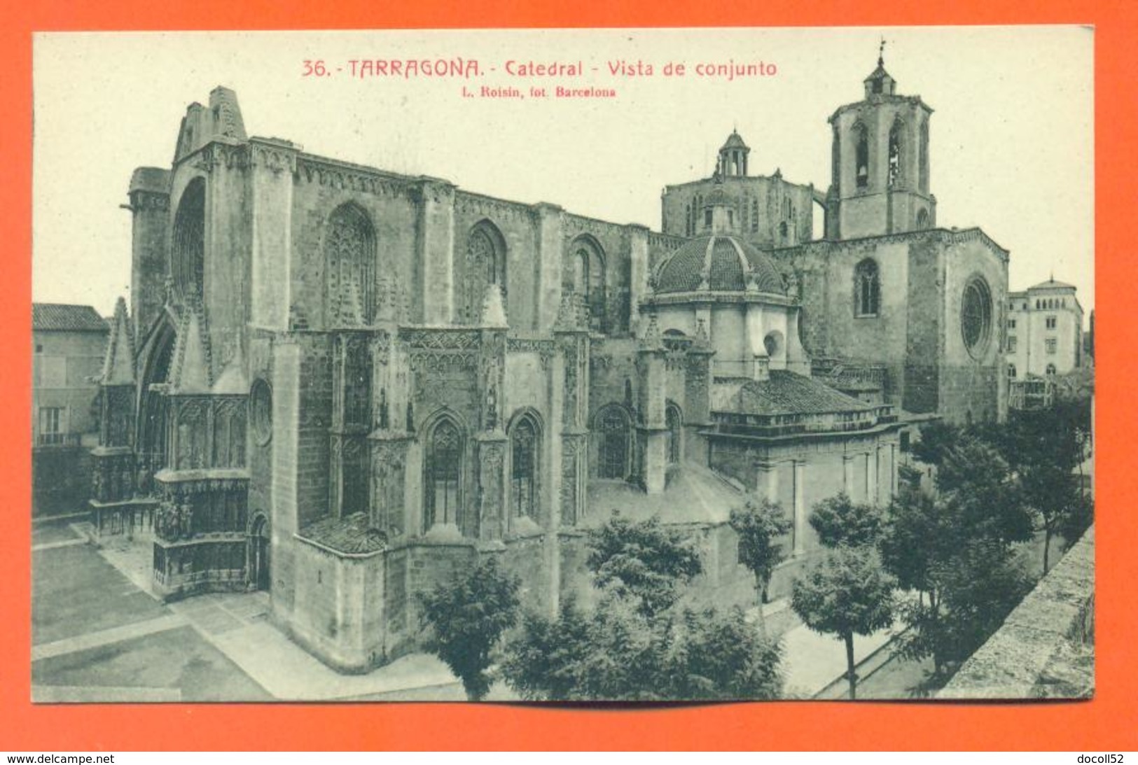 CPA Espagne - Tarragona " Catedral - Vista De Conjunto " LJCP 16 - Tarragona