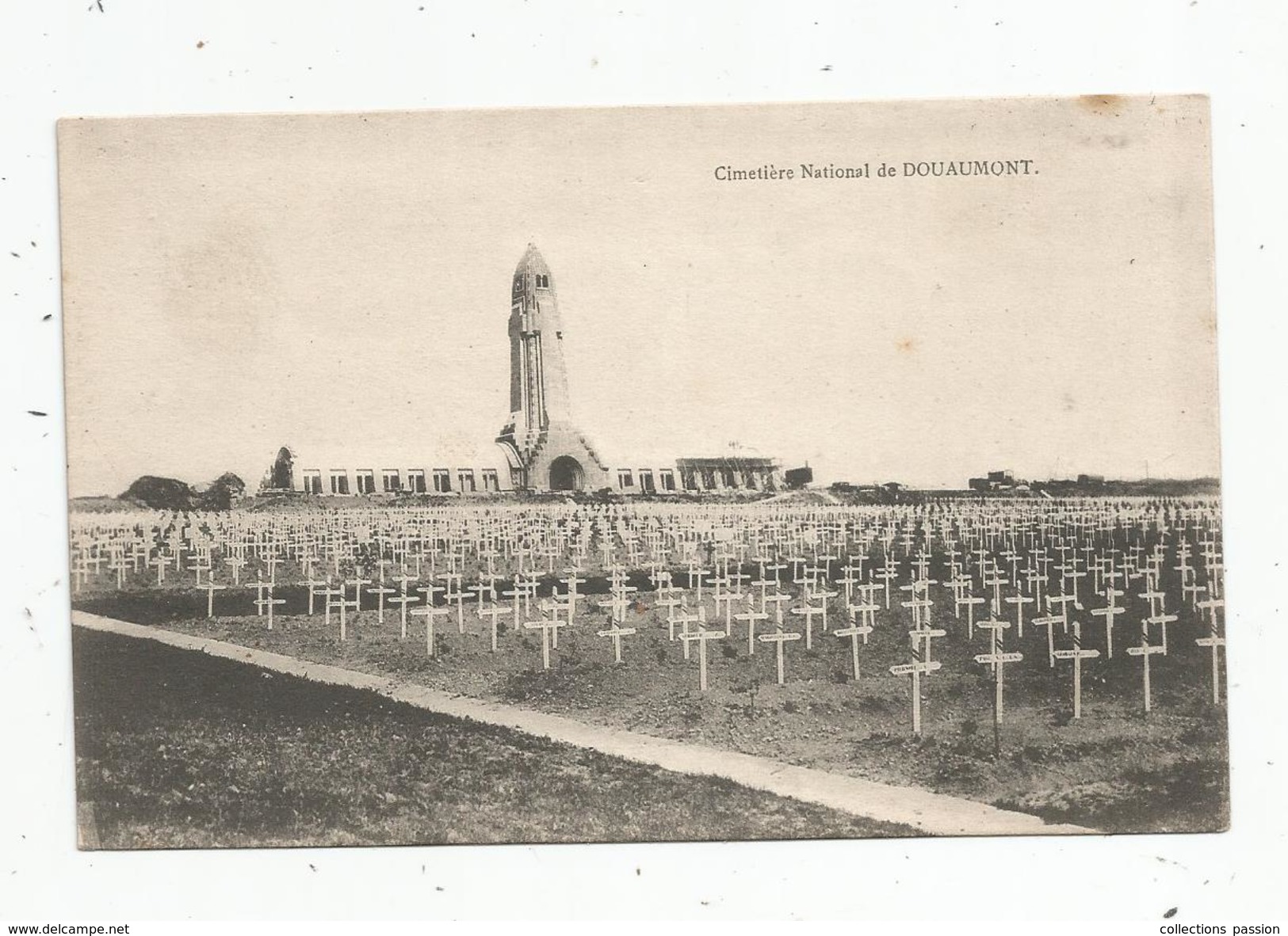 G-I-E , Cp , Militaria , Cimetière National De DOUAUMONT , Vierge , Ed : Spa - Oorlogsbegraafplaatsen