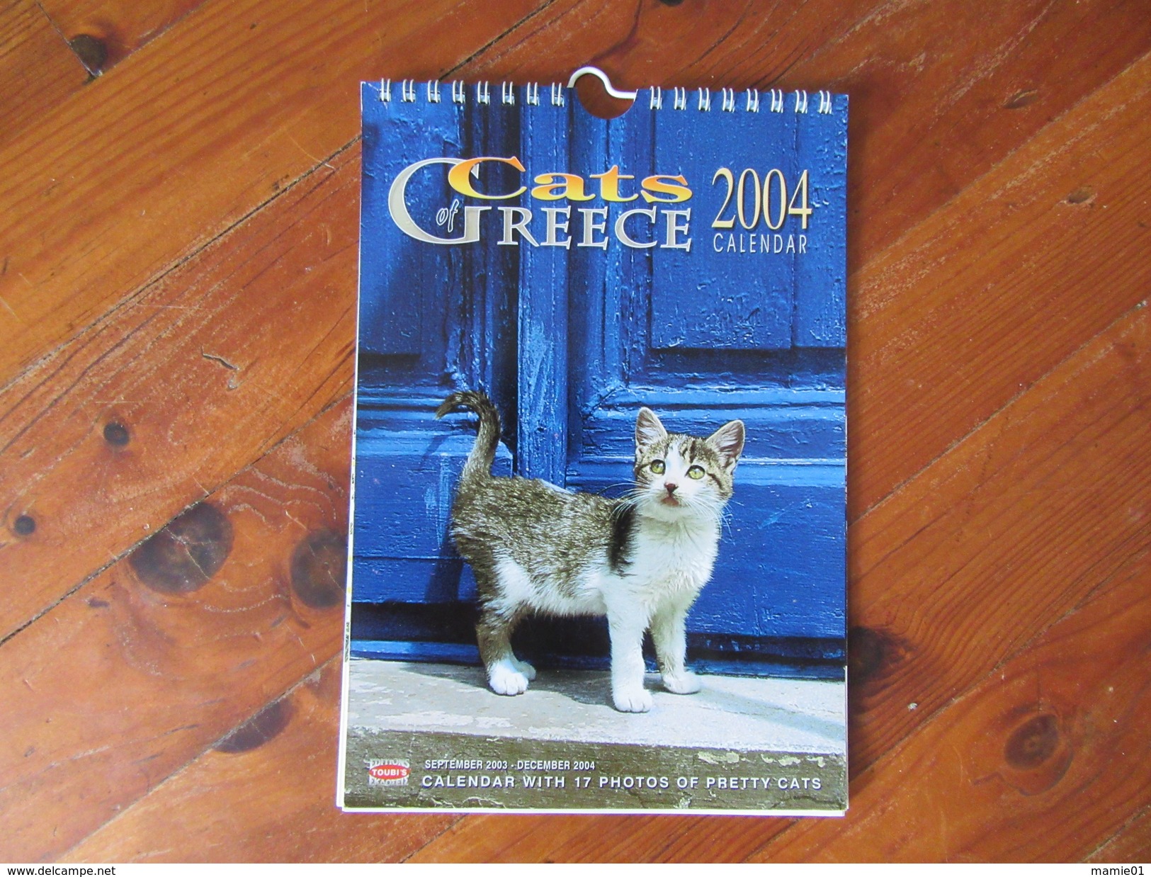 Calendrier  Sur Les Chats     Année 2004 - Tamaño Grande : 2001-...