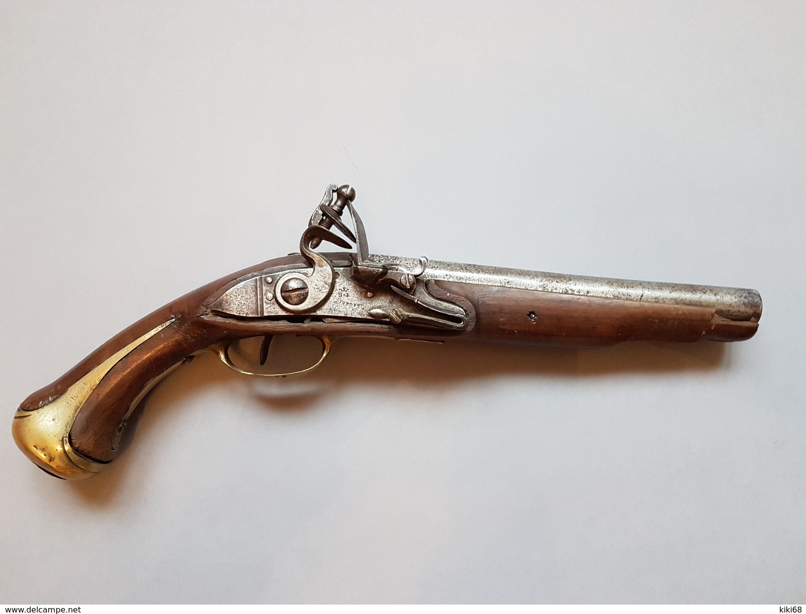 Rare PISTOLET D'ARÇON À SILEX, Type 1733/1734 - Sammlerwaffen