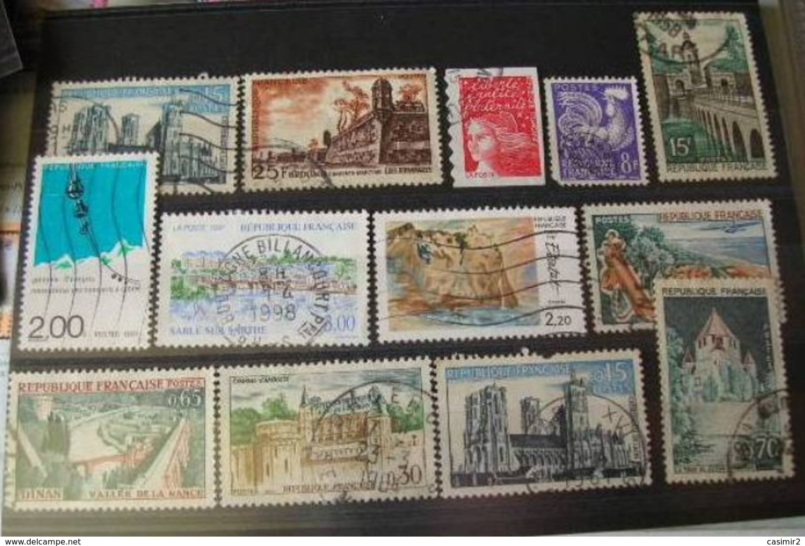 50 TIMBRES OBLITERES FRANCE LOT 297 - Lots & Kiloware (mixtures) - Max. 999 Stamps