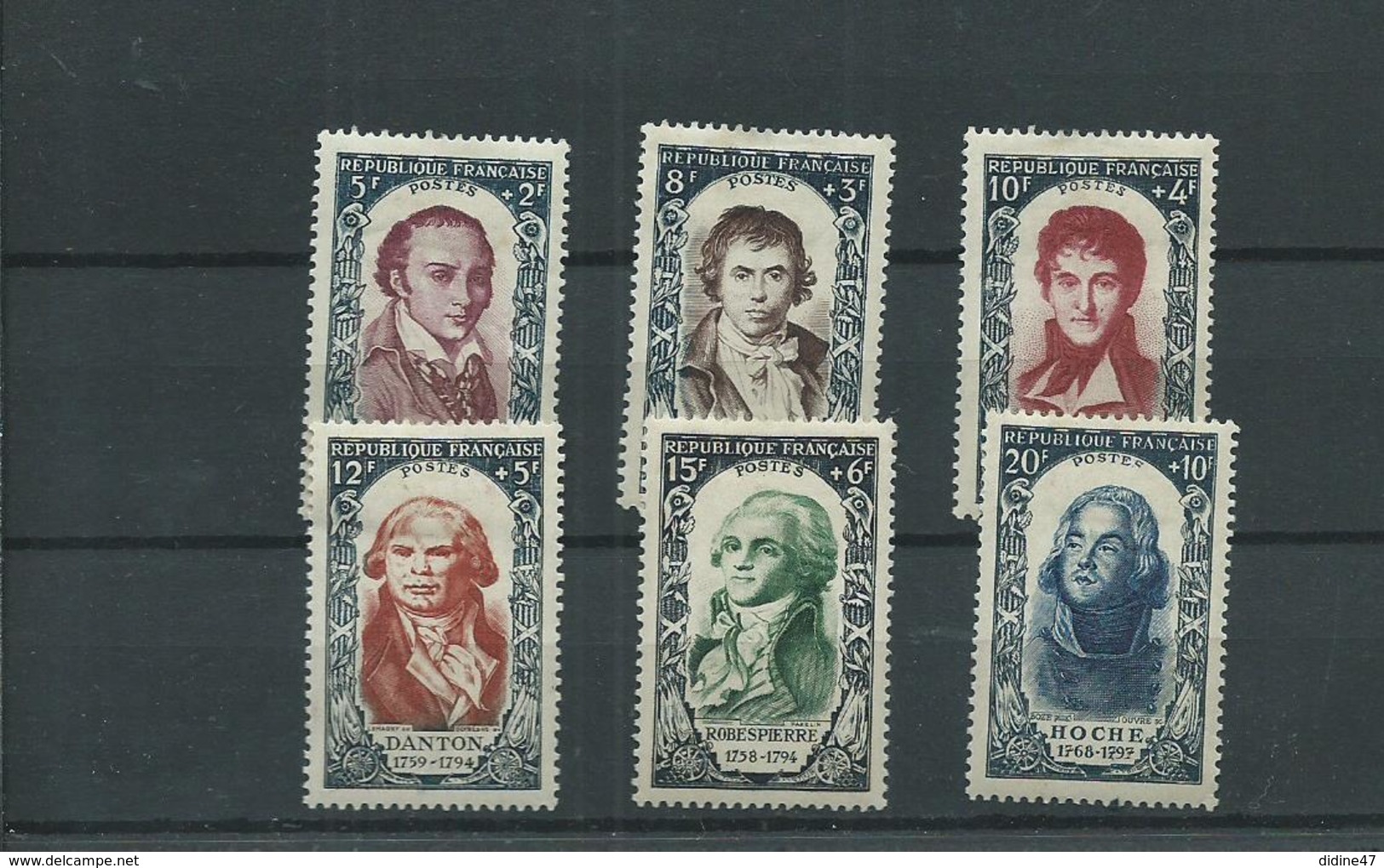 FRANCE -  Célébrité N° 867/872 NEUFS AVEC CHARNIERES - Unused Stamps