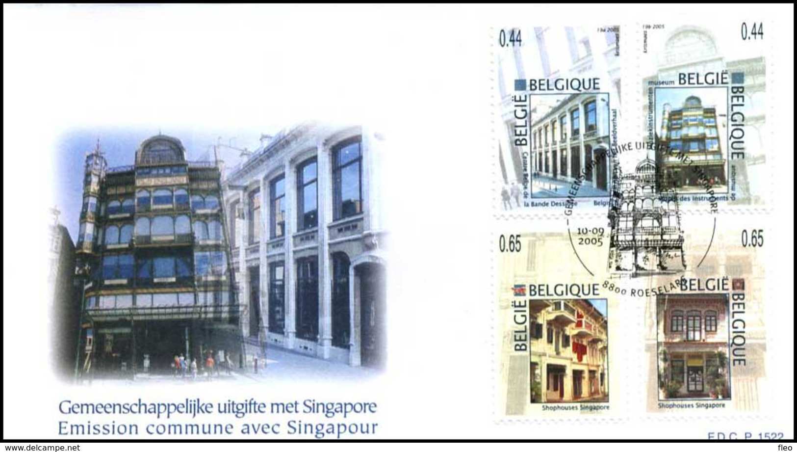 BELG.2005 3426-3429 FDC - 2001-2010