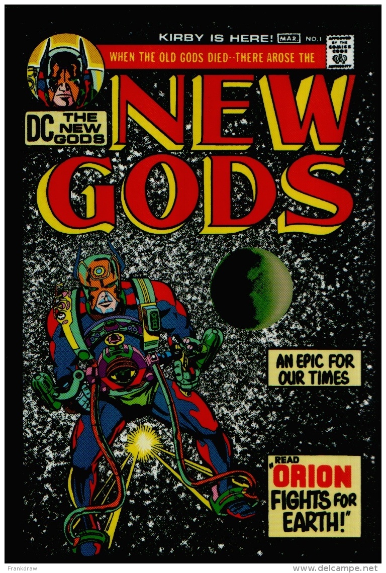 Postcard - Vintage DC Comics - The New Gods No.1 Feb-March 1971 New - Unclassified