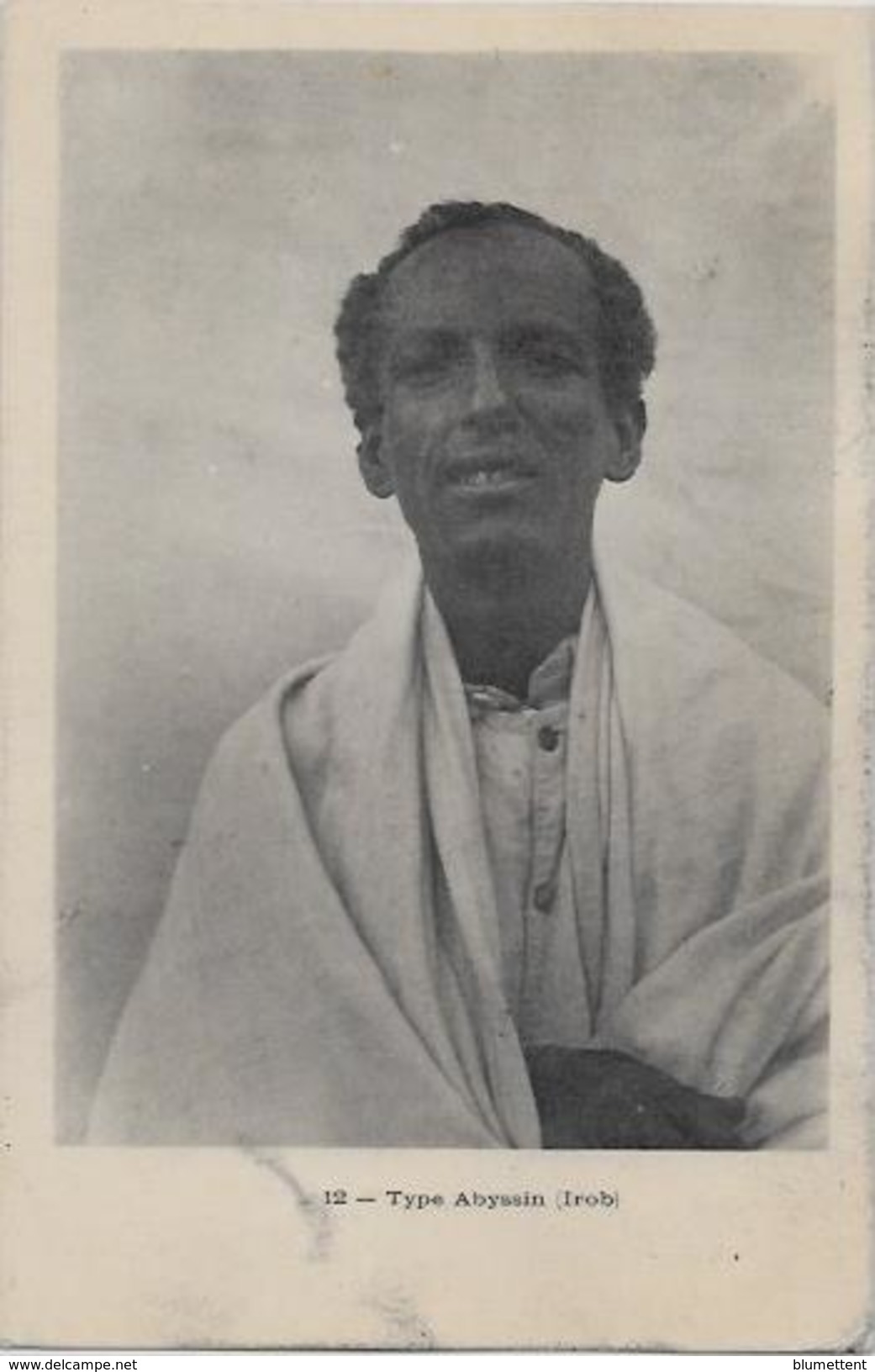 CPA Ethiopie Abyssinie Afrique Noire Abyssinia Types Non Circulé - Etiopia