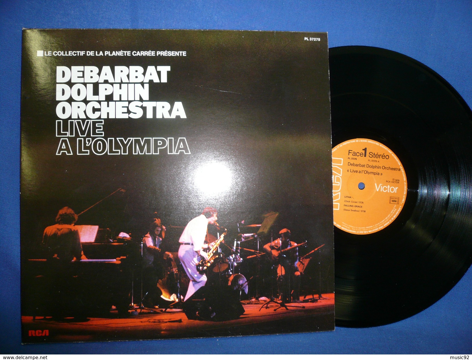 Debarbat Dolphin Orchestra"33t"Live A L'Olympia" - Jazz
