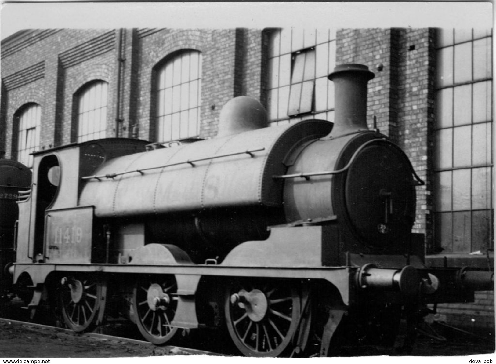 Railway Photo LMS Class 23 11419 Horwich Works 1938 L&YR Aspinall 0-6-0ST Loco - Eisenbahnen