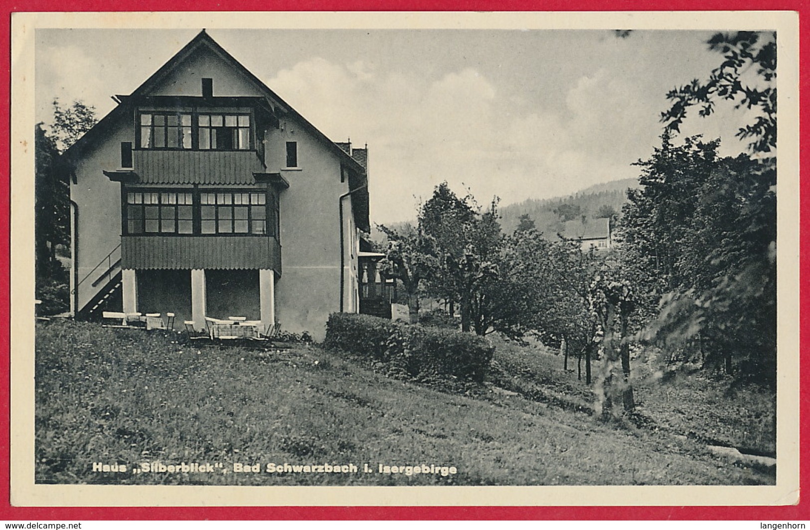 AK POLEN / Schlesien, '&#x15A;wieradow-Zdroj / Bad Schwarzbach' Isergebirge ~ 1938 - Schlesien