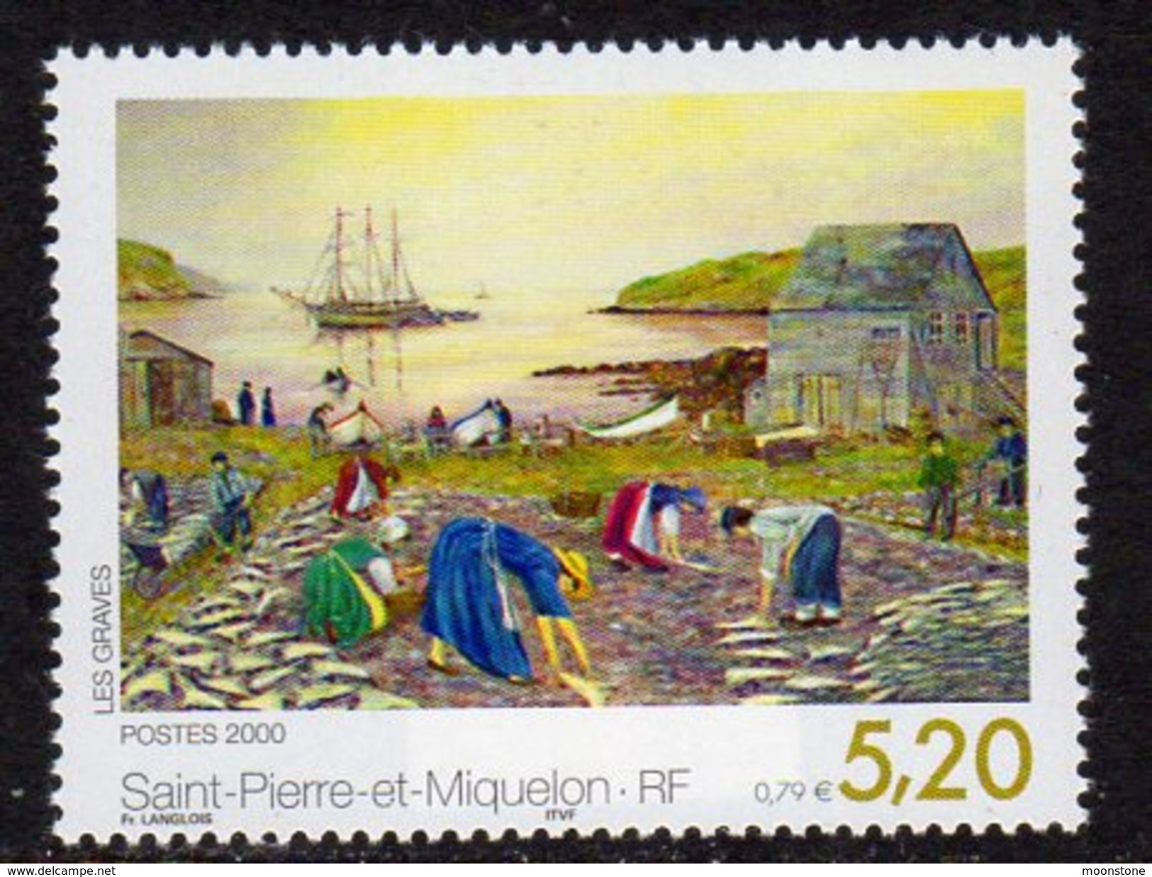 St Pierre & Miquelon SPM 2000 Art 'Les Graves', MNH (A) - Unused Stamps