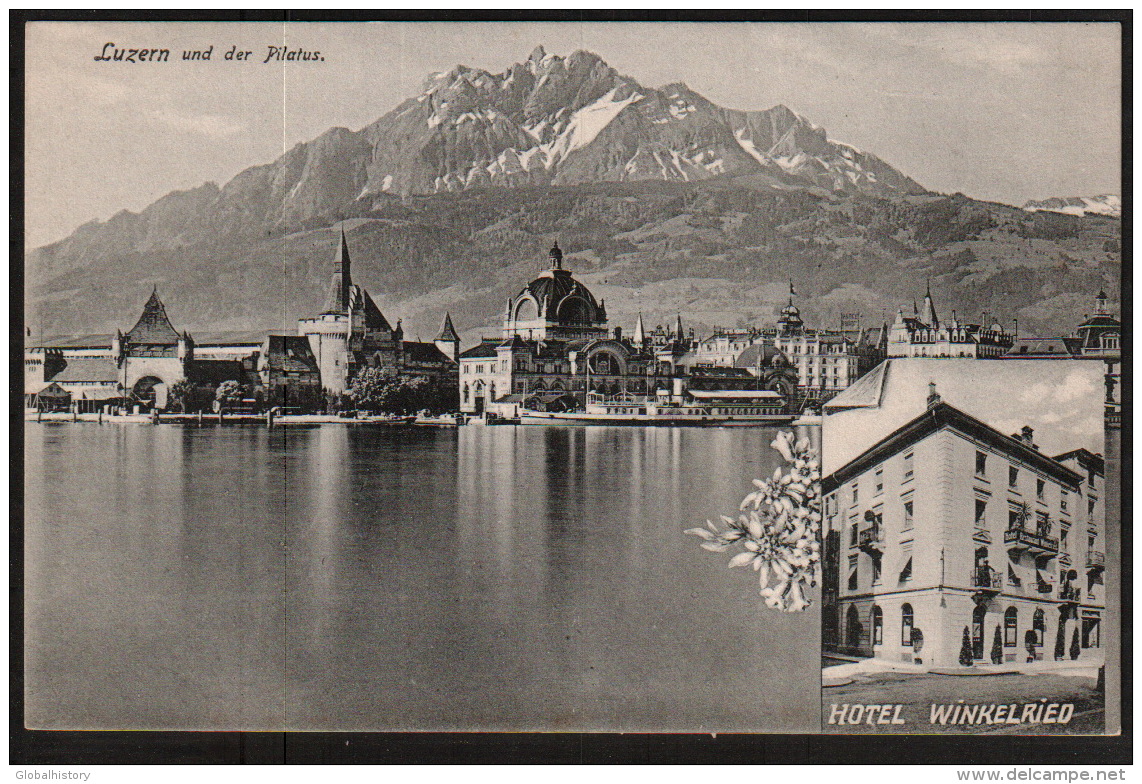 DC2740 - LUZERN UND DER PILATUS - HOTEL WINKELRIED - Lucerne